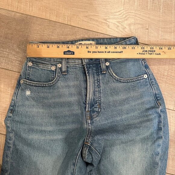 MADEWELL WOMENS DENIM JEANS CURVY PERFECT VINTAGE JEAN SIZE 23 - Picture 4 of 9